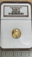 2002 American Eagle GOLD 5$ MS-69