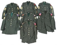 COLD WAR - CURRENT US ARMY GREEN SERVICE TUNICS