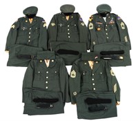 COLD WAR - CURRENT US ARMY GREEN SERVICE UNIFORMS