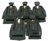 COLD WAR - CURRENT US ARMY GREEN SERVICE UNIFORMS