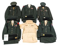 COLD WAR - CURRENT US ARMY OFFICER SVC UNIFORMS