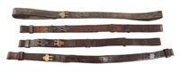 WWI - WWII US M1907 RIFLE SLING LOT OF 4