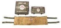 WWII US ARMY MEDICAL DEPT VEHICLE FIRST AID KITS