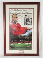 Signed Arnold Palmer 3rd Masters Win,douglas L.