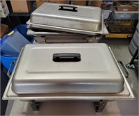 (3) Chafing Dishes w/ Lids