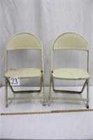 Vintage Children's Folding Chairs