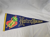 Vintage Notre Dame Footbal Souvenir Pennant