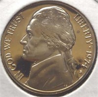 Proof 1974 s. Jefferson nickel