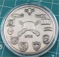 Latino military challenge coin