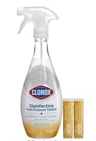 2 Clorox Reusable Spray Bottle/2 Refill Cartridges