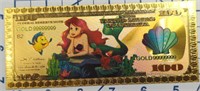 Disney's the Little mermaid 24K gold-plated