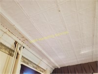 25'x35' Tin Ceiling - Buyer Must Remove