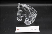 Waterford Crystal Horse Head