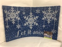 (8xbid)Briarwood Lane "Let It Snow" Doormat