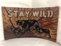 (20xbid)De Leon "Stay Wild" Doormat