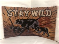 (30xbid)De Leon "Stay Wild" Doormat