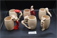 (6) Handmade Mugs