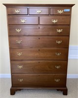 SUTER'S SOLID MAHOGANY TALL CHEST