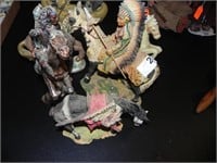 Figurines Indians on Horseback