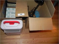 Box Lot, Singer Sewing Essentials Caddy, Desk