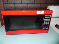 Small Red Microwave 700W