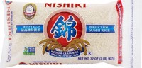 Nishiki Premium White Rice Musenmai,  2 LB (12pk)