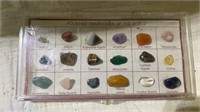 Polished gemstones of the world