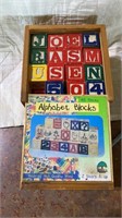 Alphabet blocks