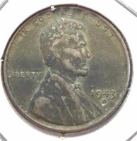 1943 d. Steel wartime penny