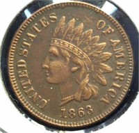 1863 Indian head penny token?