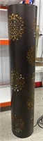 Indoor/Outdoor Metal Stand Alone Light Cylinder,