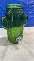 Large Cactus iced tea/lemonade dispenser