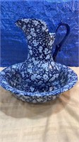 Victoria Ironstone Pitcher and Bowl set