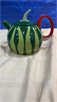 Watermelon tea pot