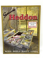 Heddon Tackle Metal Sign 12.5” x 16”