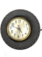 Vintage Kelly Tire Electric Clock 6” (clock face