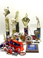 Trophy’s and Medals 17” Tall and Smaller