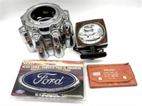 Ford Center Caps, Ford Hitch Cover, Vintage GE