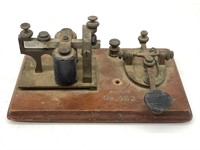 Antique Santa Fe No. 482 Telegraph Key
