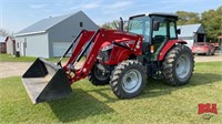 2015 MF 4610M, MFWD tractor