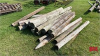 Qty. Of Assorted 8' & 10' Fence posts