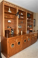 Ray Stuart Handcrafted 3 Section Nautical Cabinet