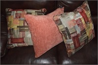 (3) Accent Throw Pillows incl. Rodeo Home 18sq