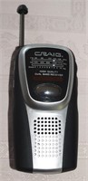 Craig AM/FM Dual Band Pocket Radio w/ Speaker