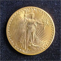 1927 $20 SAINT GAUDENS DOUBLE EAGLE MOTTO GOLD COI