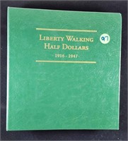 52 SILVER WALKING LIBERTY HALF DOLLARS