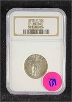 1928-S SILVER STANDING LIBERTY QUARTER MS66 NGC