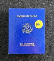 1986-W $50 AMERICAN EAGLE PROOF GOLD BULLION COIN