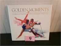 GOLDEN MOMENTS 1984 OLYMPIC COMMEMORATIVE BOOK