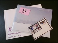 XIII OLYMPIC WINTER GAMES SOUVENIR FOLDER WITH